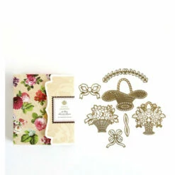 Cheapest ✔️ Anna Griffin® Basket Dies With Flower Stickers 😉