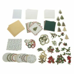 Promo 🎉 Anna Griffin® Christmas China Cabinet Card-Making Kit ⌛