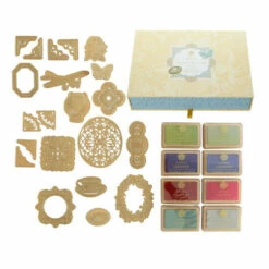 New 🔔 Anna Griffin® Impression Dies Finishing School Craft Box 🧨