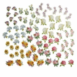 Coupon 🤩 Anna Griffin® Celebrations 3D Floral Stickers Set Of 80 😀