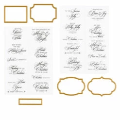 Best Pirce 👏 Anna Griffin® ❄ Christmas Sentiment Stamp And Die Set 🧨