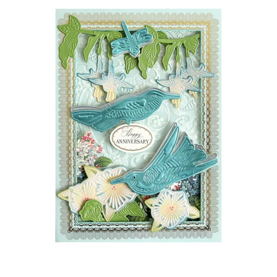 Coupon 🧨 Anna Griffin® Hummingbird 3D Die Set 🌟 - Image 6