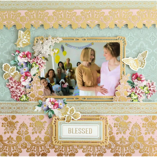 Top 10 🎉 Anna Griffin® Crop At Home 2 Papers And Embellishments Paisley 🎁 - Image 2