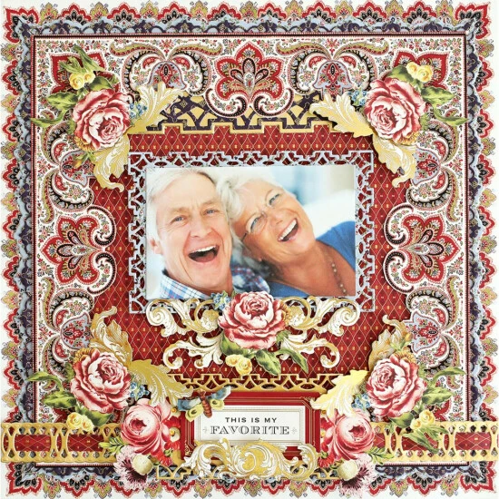 Top 10 🎉 Anna Griffin® Crop At Home 2 Papers And Embellishments Paisley 🎁 - Image 6