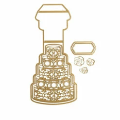 Promo 🧨 Anna Griffin® Cake Easel Card Die Set 🔥