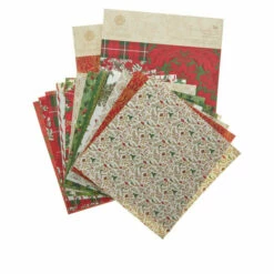 Brand new ❤️ Anna Griffin® Set Of 2 🔔 Christmas 12" X 12" Card Stock Pads 🔥