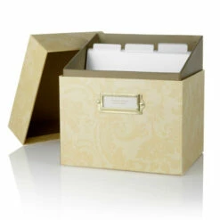 Discount 🌟 Anna Griffin® Embossing Folder Storage Box - Ivory Damask ❤️