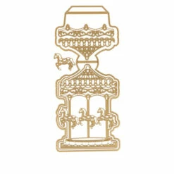 Outlet ✨ Anna Griffin® Carousel Easel Card Die Set ⭐